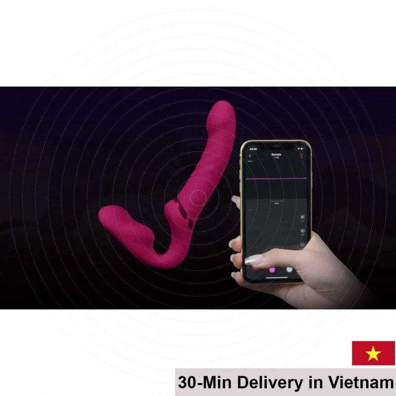 Lovense Lapis DC93F Double-Ended Vibrating Silicone Dildo 