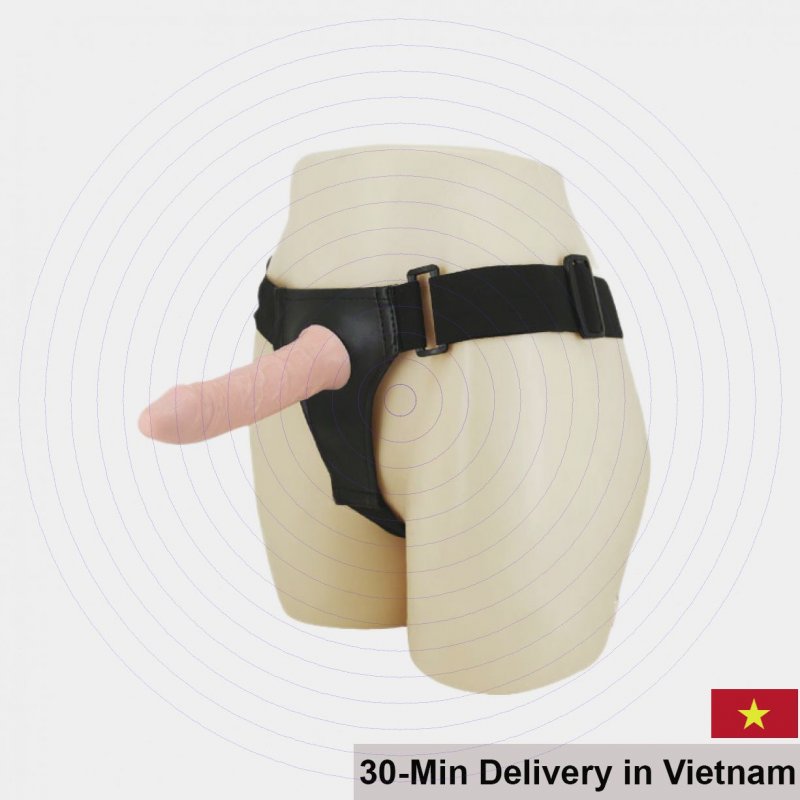 DVD 02 Vibrating Strap-On Silicone TPR Male Female Therapy 
