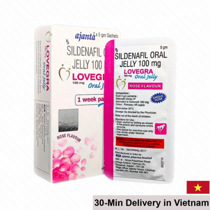 Lovegra Female Libido Gel 100mg Sildenafil Enhancer 7 Pack 