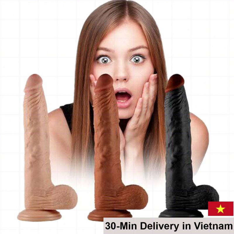 Lovetoy 9.5” Realistic Wall-Mount Large Size Dildo for Women 