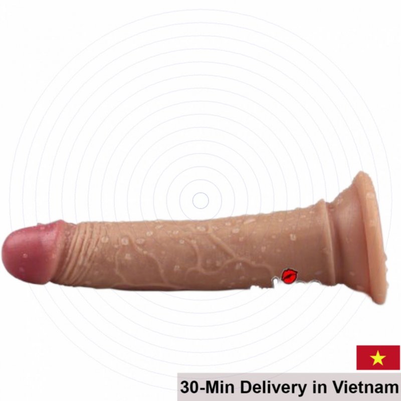LoveToy Soft Suction Wall Dildo 18cm TPE Material Realistic 