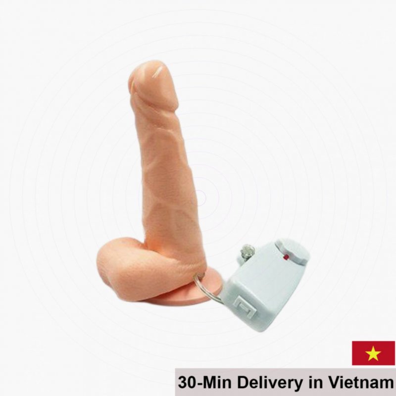 Realistic Wall-Mounted Vibrating Dildo 15cm For Women 