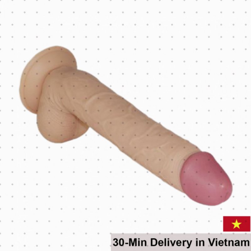 Wall-Mountable Large Realistic Dildo 27cm Silicone Female Masturbator 