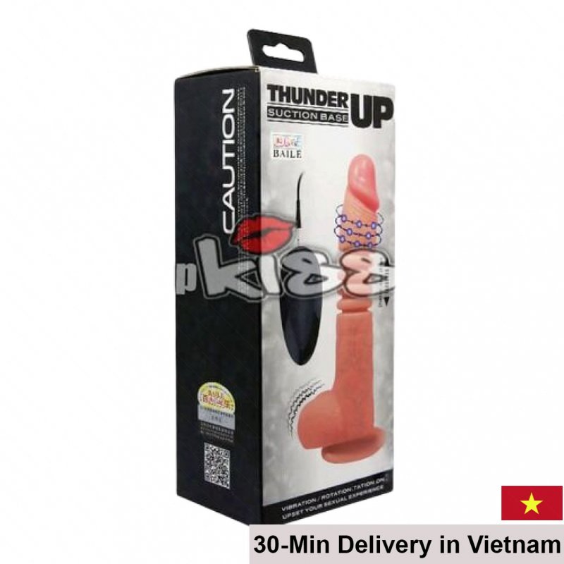 Thunder Up Multifunctional Vibrating Rotating Dildo for Intense Clitoral G Spot Stimulation 