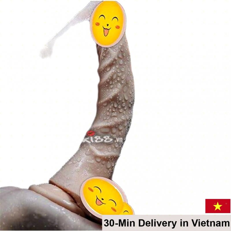 Crazy Fire Super Vibrating Heated Wall Dildo with Remote 