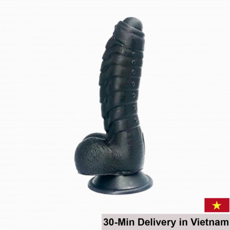 Tete Wall-Mounted Flexible Black Silicone Female Masturbator 