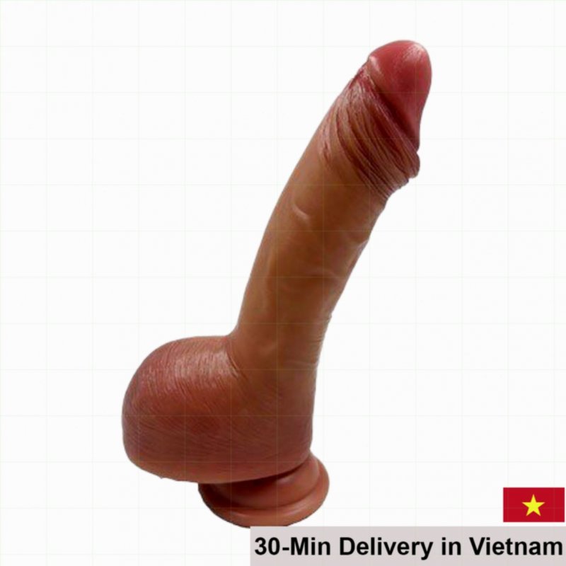 Realistic Silicone Wall-Mounted Vibrating Male Masturbator 