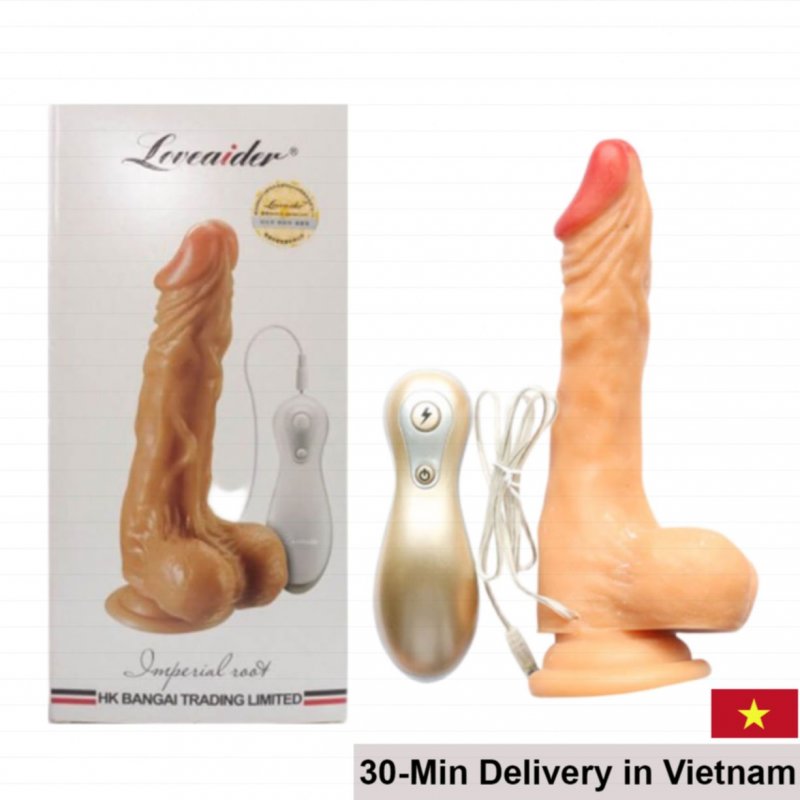 Loveaider Imperial Root Wall Suction Vibrating Dildo 