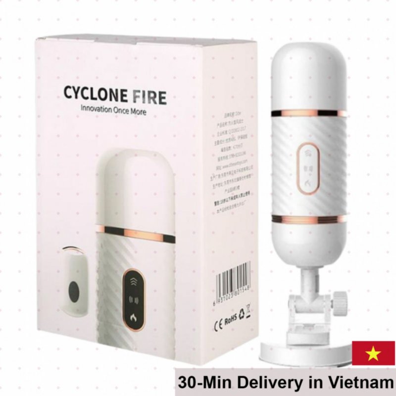 Cyclone Fire Wall-Attached Realistic Dildo 