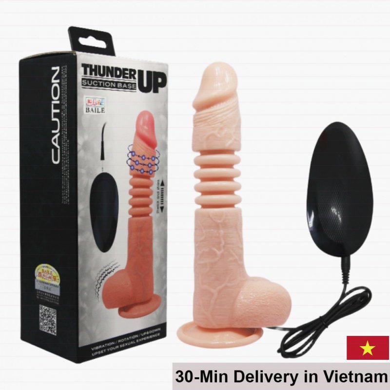 Baile Thunder Up Powerful Wall-Mount Dildo for Women 