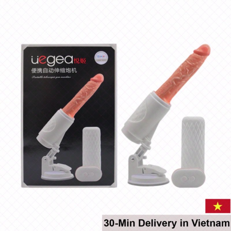 Uegea wall-mounted vibrating thrusting dildo flexible base 