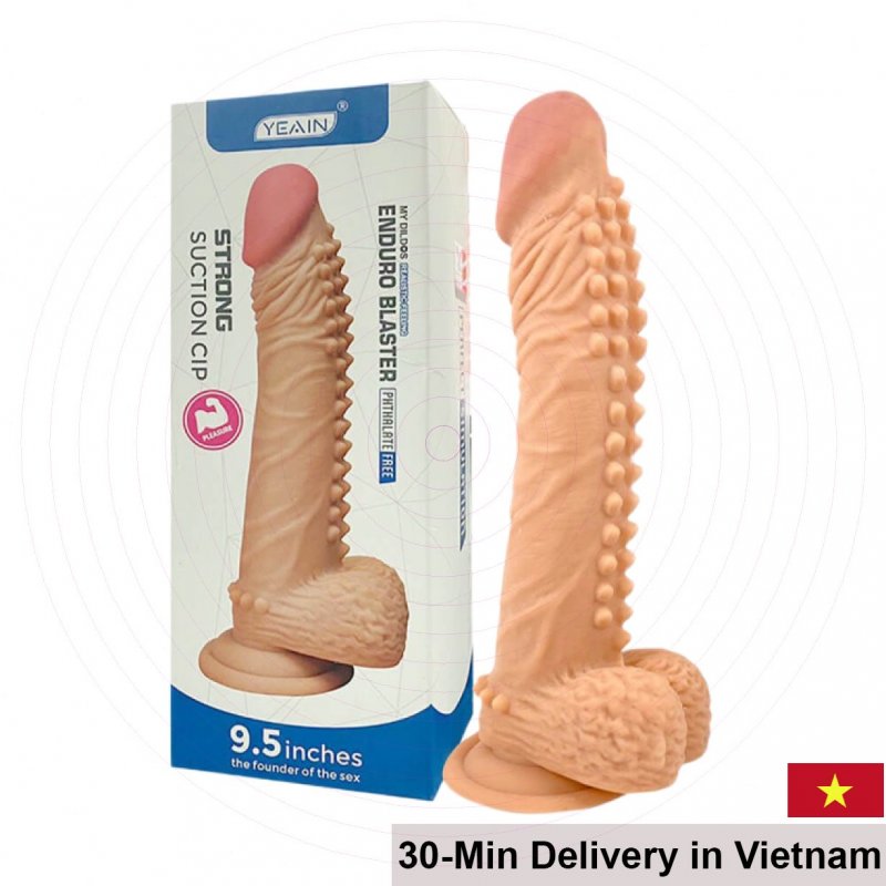 Yeain 9.5 Inch Suction Cup Dildo for Powerful Play 