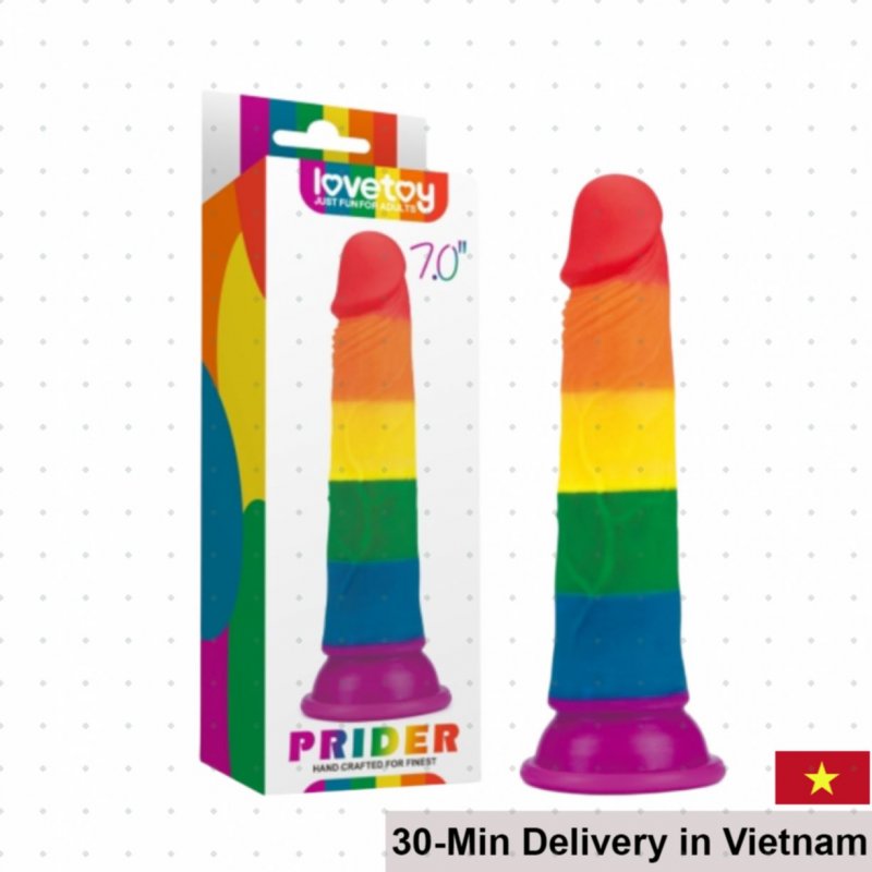 Lovetoy Prider 7 Inch Suction Wall Realistic Dildo 