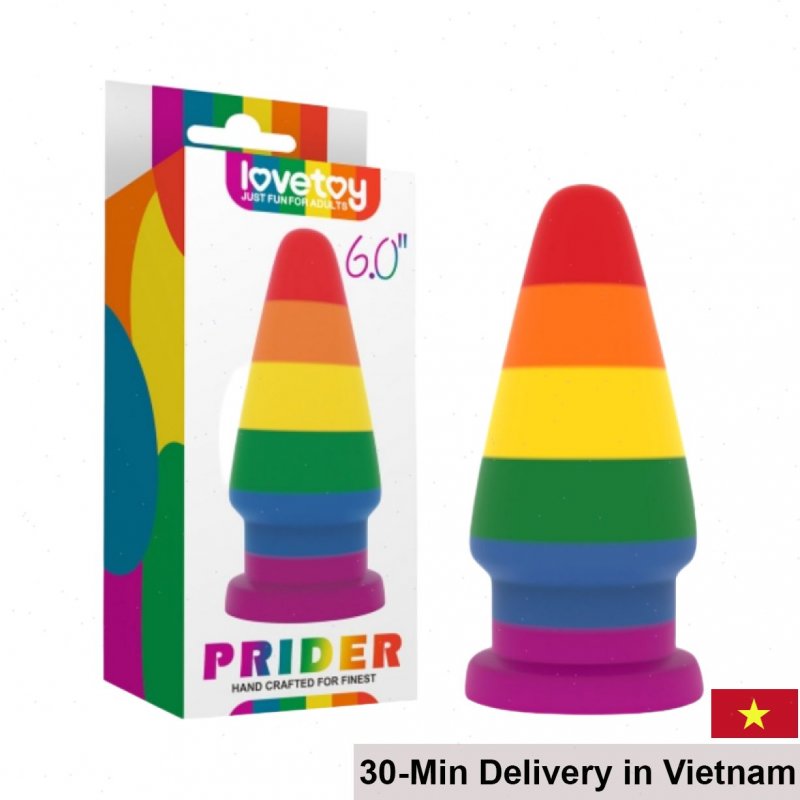 Lovetoy Prider 6.0 inch Wall-Mountable Realistic Dildo 
