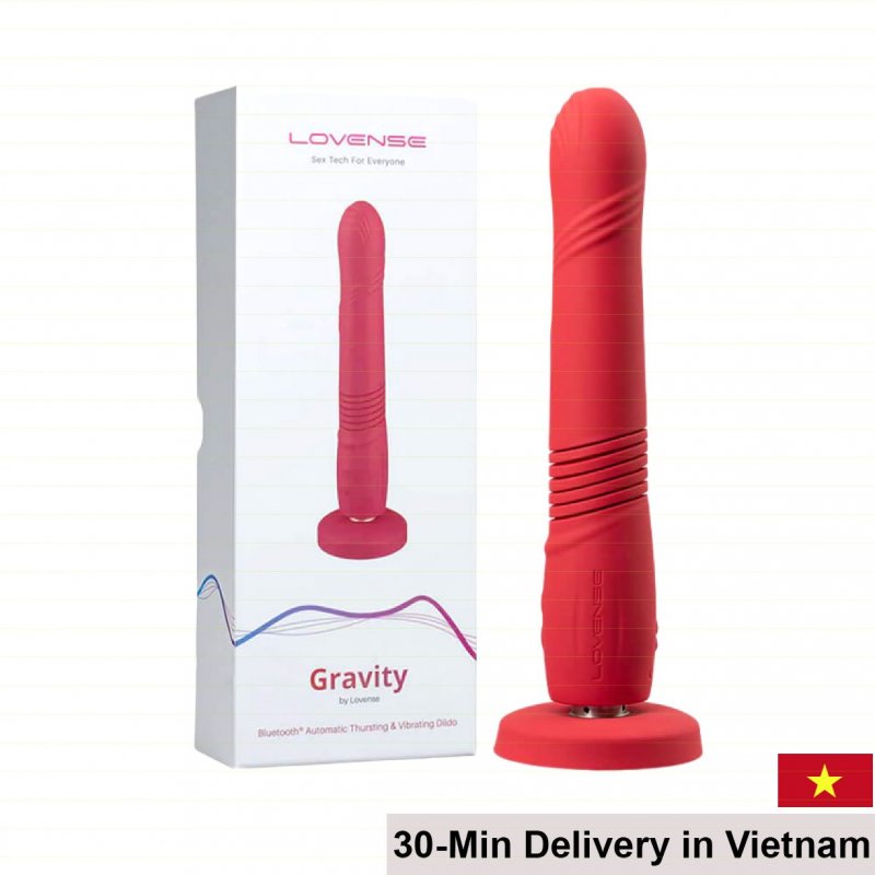 Lovense Gravity Multi-Speed App-Controlled Vibrating Masturbator 