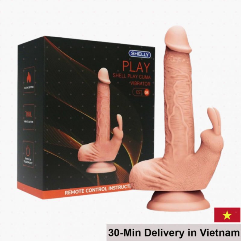 Shelly Play Cuma wall mount rabbit vibrating dildo 7 modes 