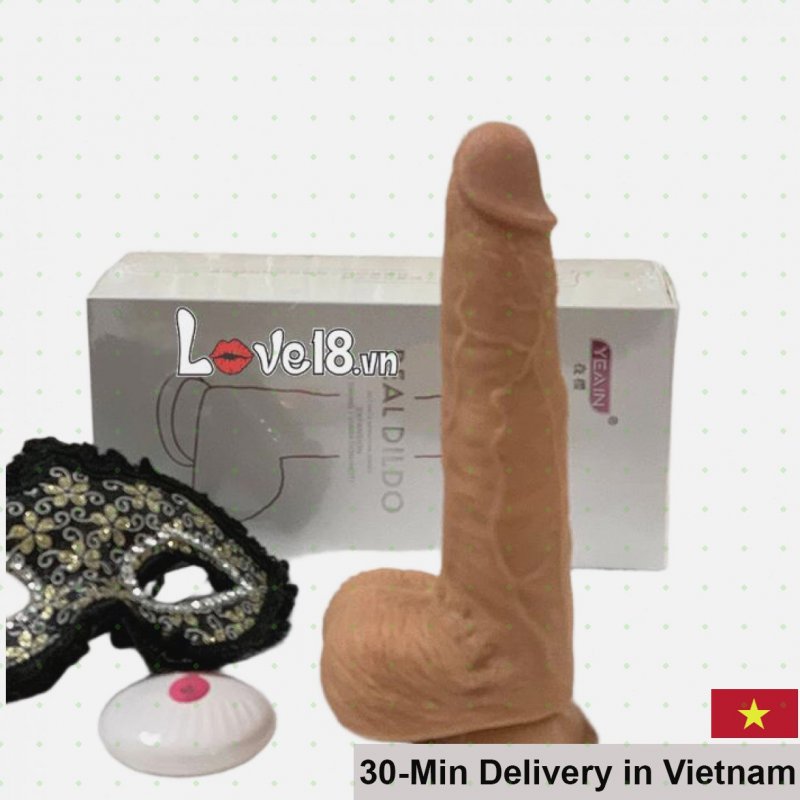 Yeain 21cm Medical Silicone Wall-Mount Realistic Vibrator 