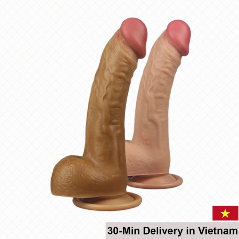 Lovetoy Nature 2 Thread Ultra Soft 8 Inch Realistic Dildo 