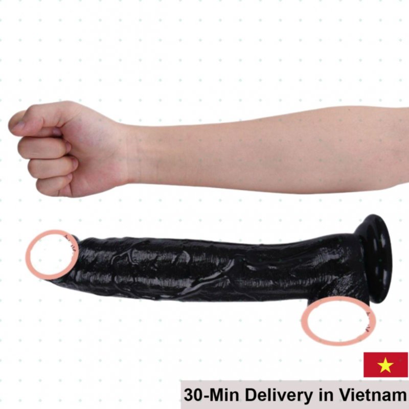 Large Wall-Mount Realistic Silicone Dildo Powerful Pleasure Toy 