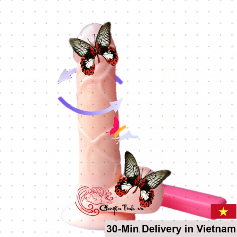 Rotating Wall-Mounted Realistic Silicone Masturbator 