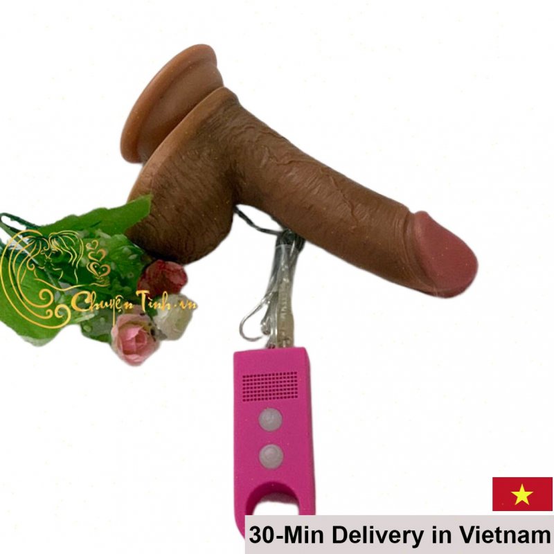 Mr Luca Super Soft Dual Layer Silicone Vibrating 16cm Male Dildo 