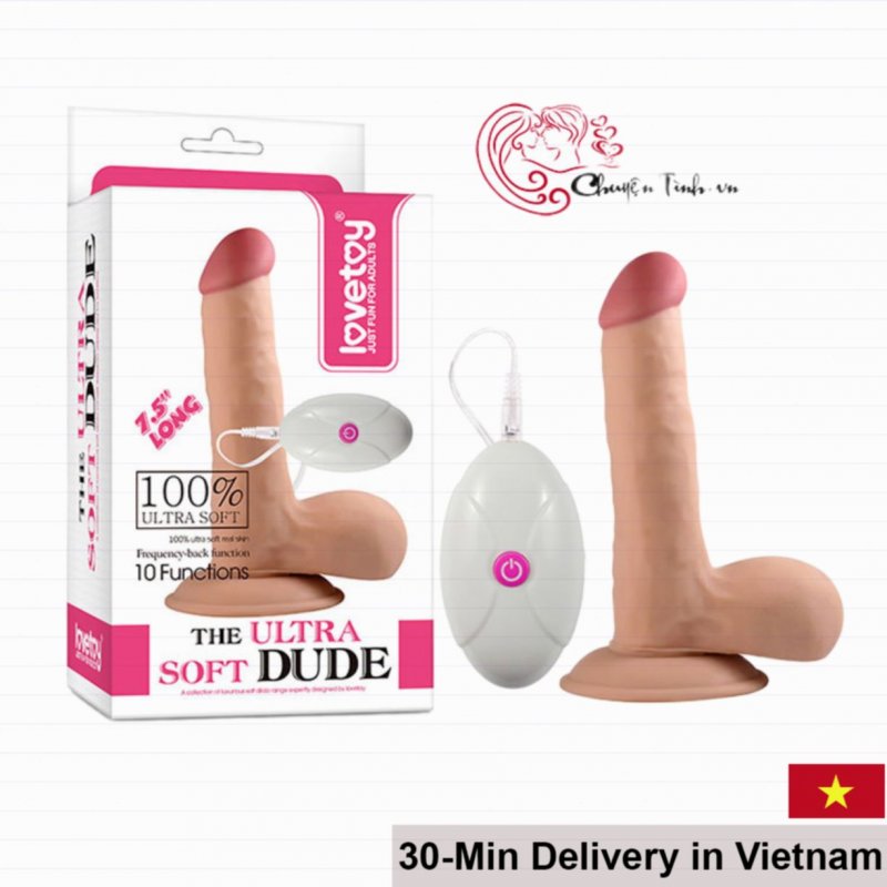 Lovetoy Ultra Soft Dude 7.5cm Vibrating Pleasure Toy 