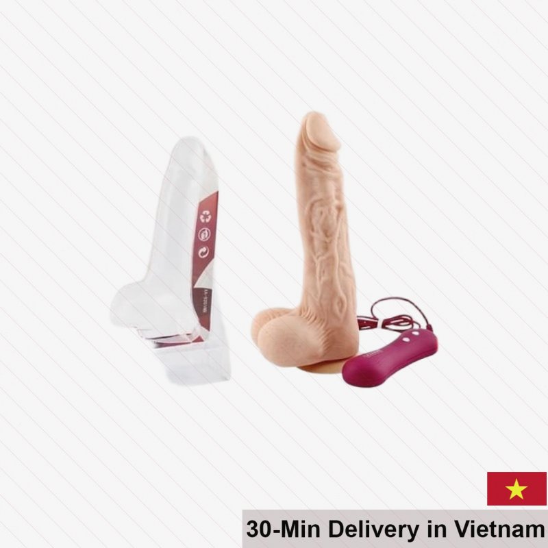 360° Rotating Multifunctional Realistic Silicone Dildo 