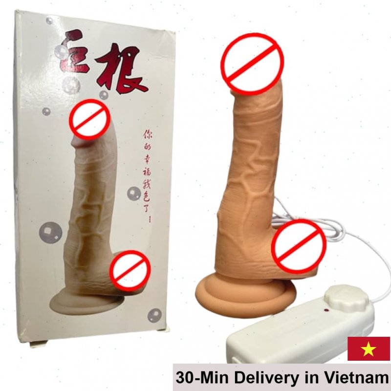 OEM Japanese Suction Cup Dildo Rotating Multi-Speed Vibrator 