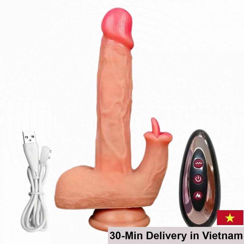 OEM Remote-Controlled Wall-Mounted Vibrating Realistic Dildo 