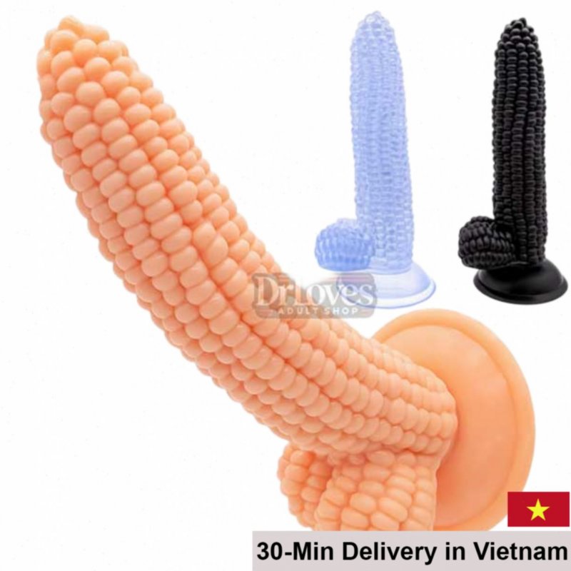 Corn Shaped Wall Mount Silicone Dildo Non Vibrating OEM Hong Kong 