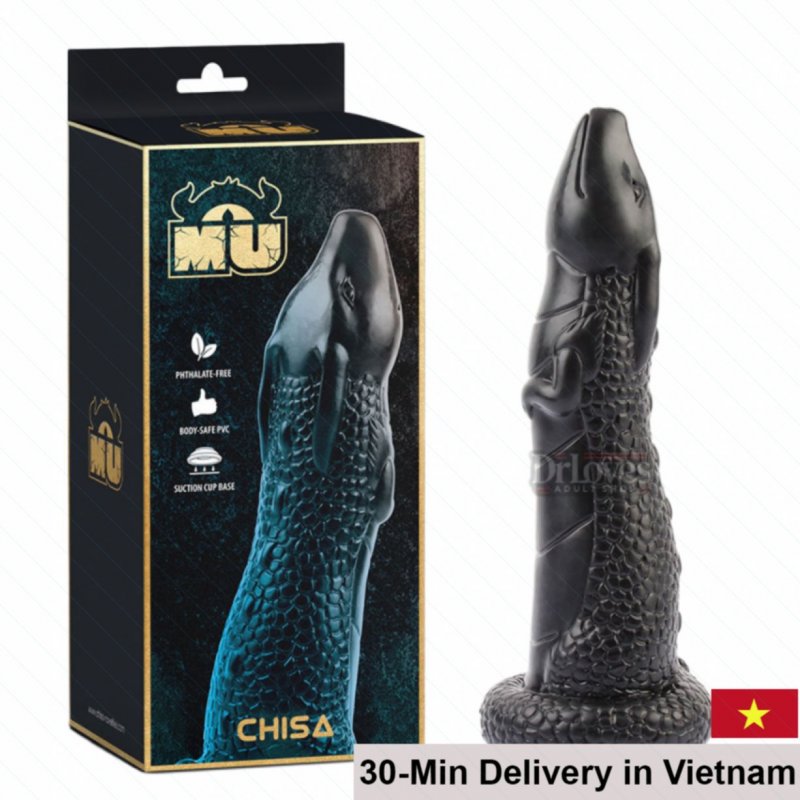 MU Wyrm Giant Dragon Dildo Soft G-Spot Textured Suction Base 