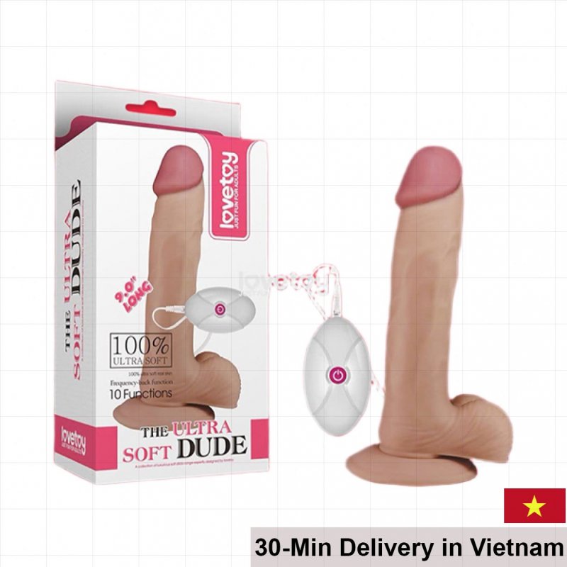 Lovetoy Ultra Soft 9inch Realistic Silicone Dildo 