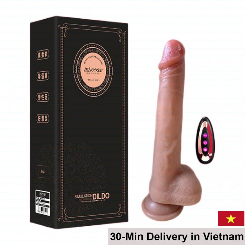 Mizzzee Wall Mounted Vibrating Suction Dildo Remote Control 