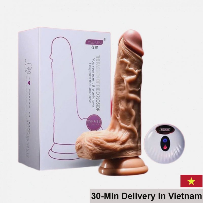 Yeain Crazy Warrior 10-Mode Heating Rotating Dildo 