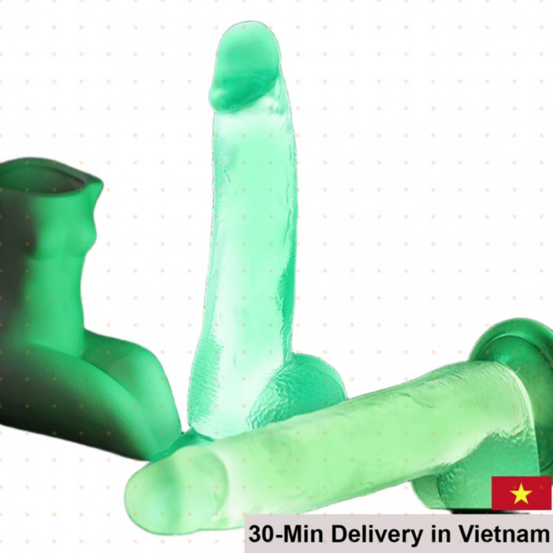 MizzZee Glow-in-Dark Wall-Mounted Multipurpose Dildo 