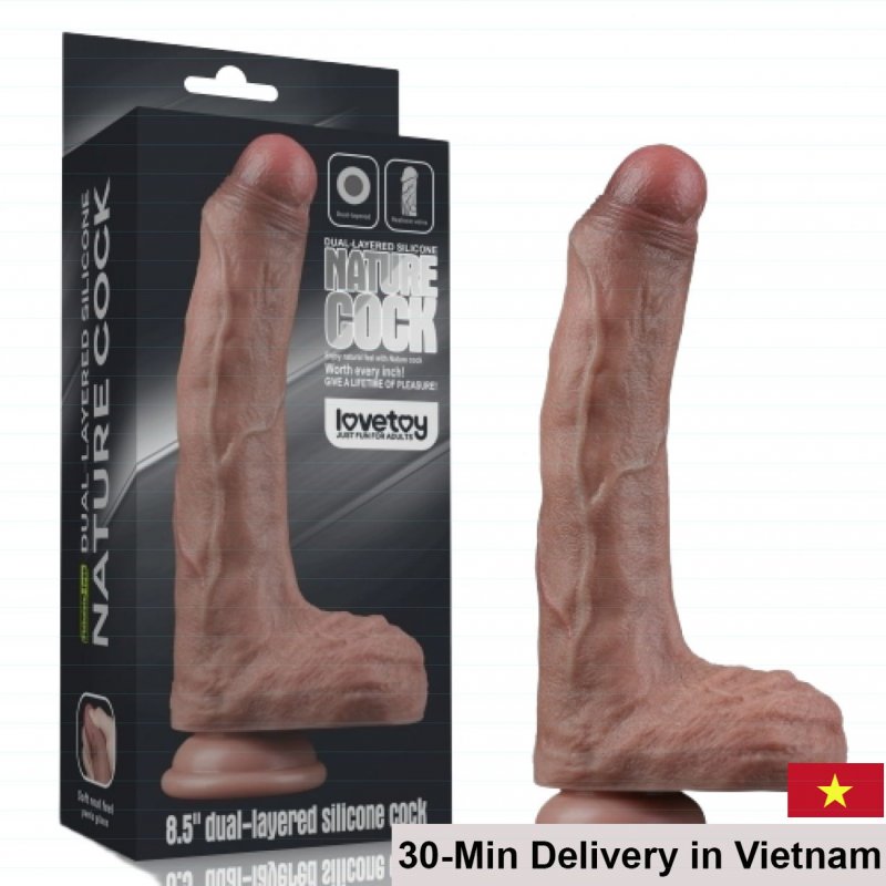 Lovetoy Double Layer Soft Silicone Realistic Penis 