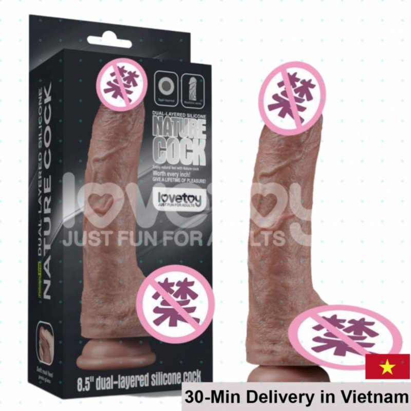 Lovetoy Silicone 3D Realistic Hollow Dildo LV411044 