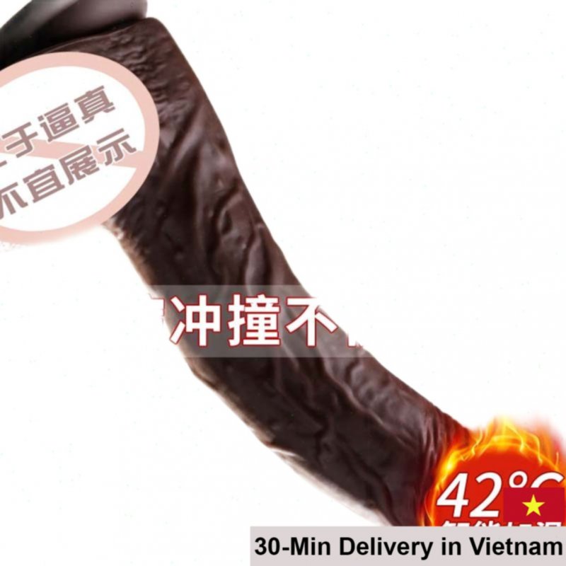 Mizzzee Angola African Soil Realistic Vibration Heating Dildo 