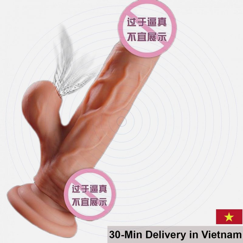 Jiuuy Jason Suction Silicone Dildo Powerful Thrusting Toy 