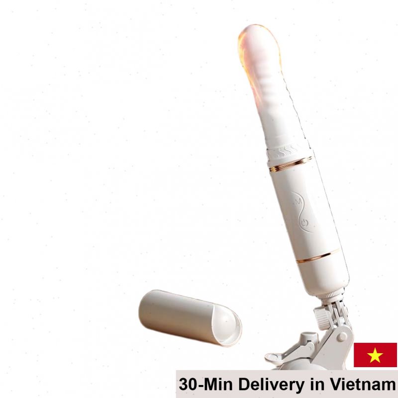 Mizzzee Streamer White App-Controlled Realistic Dildo 