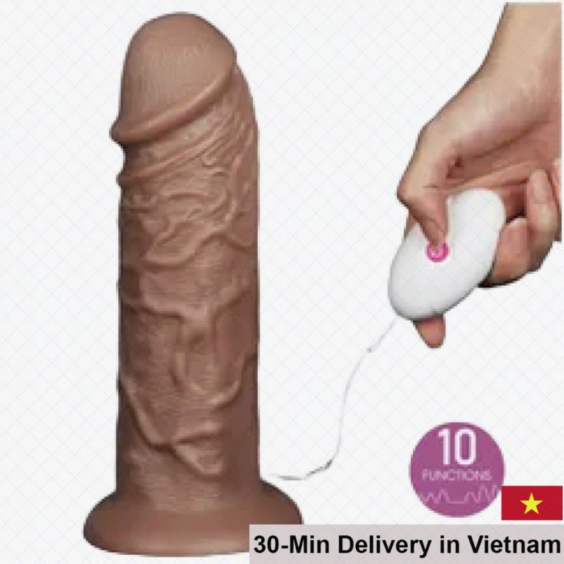 Powerful 27cm Lovetoy Vibrating Realistic Silicone Dildo Safe 
