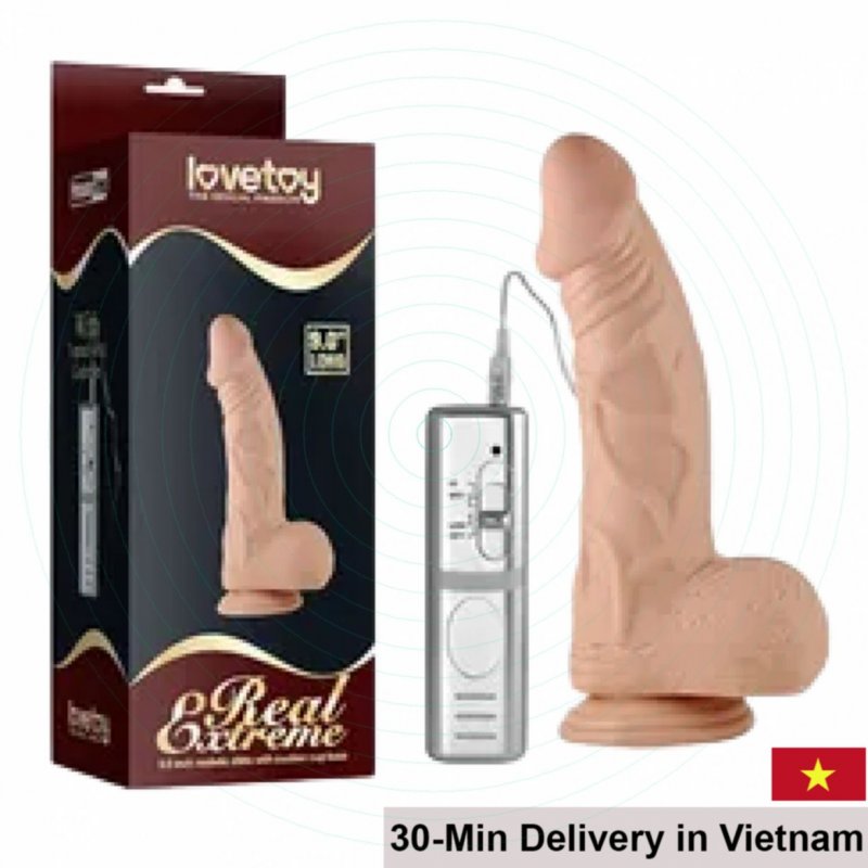 Lovetoy 9 Inch Realistic Dildo Masturbation Pleasure Device 