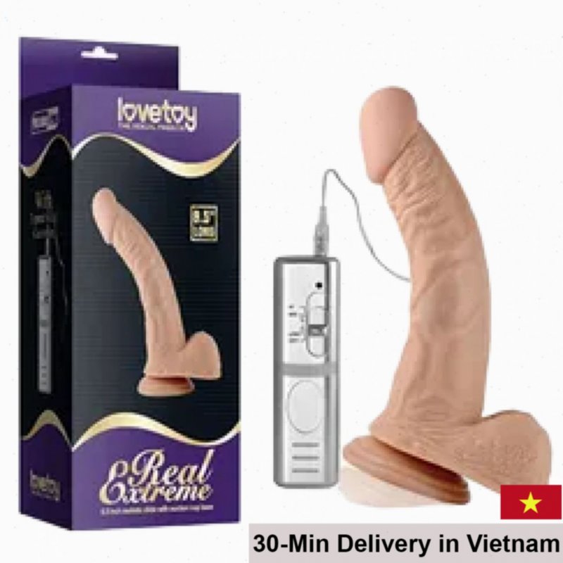 Lovetoy 8.5 Inch Curved Premium Realistic Vibrator 