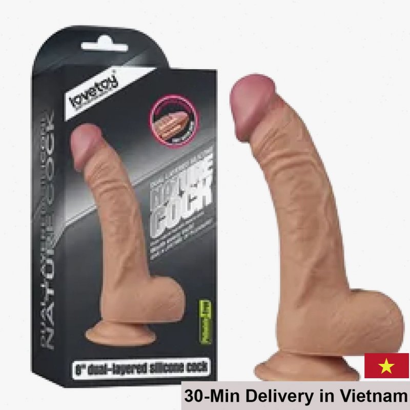 Lovetoy Nature Realistic 99% Silicone Dildo Video Demo Safe Pleasure Device 