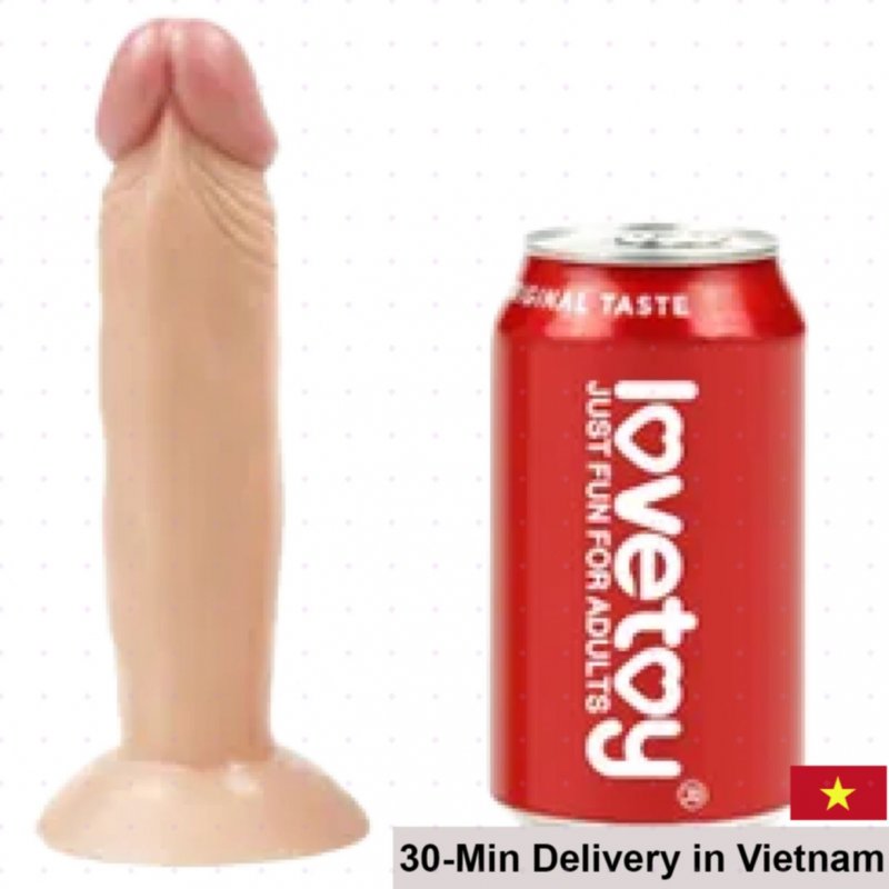 Lovetoy 6 Inch Realistic Silicone Dildo Soft Skin Touch 