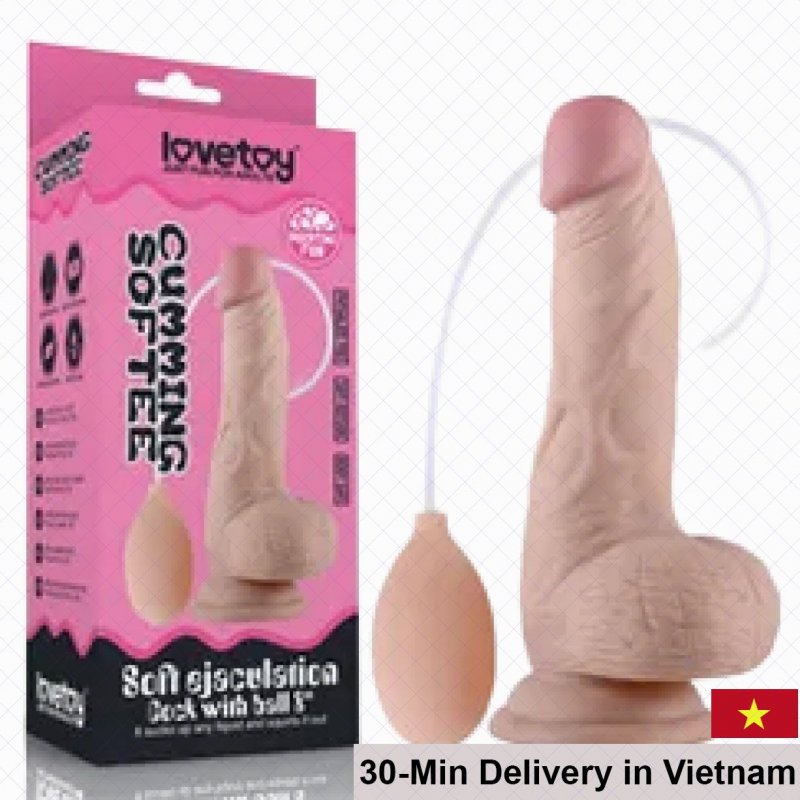 Lovetoy Cumming Silicone Realistic G-Spot Vibrating Dildo 