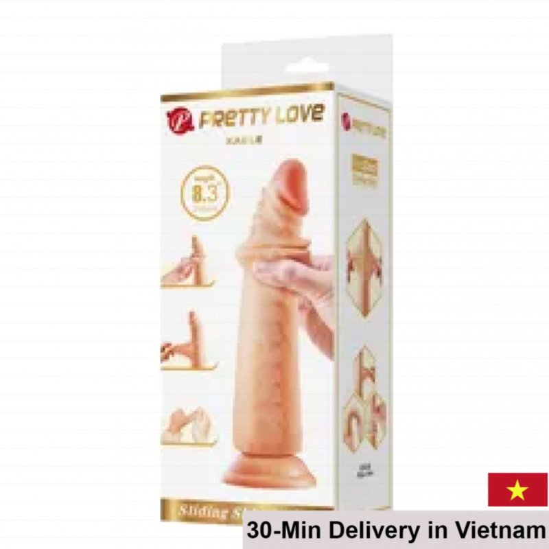 Prettylove Kable Dual-Layer Soft Silicone Realistic Dildo 