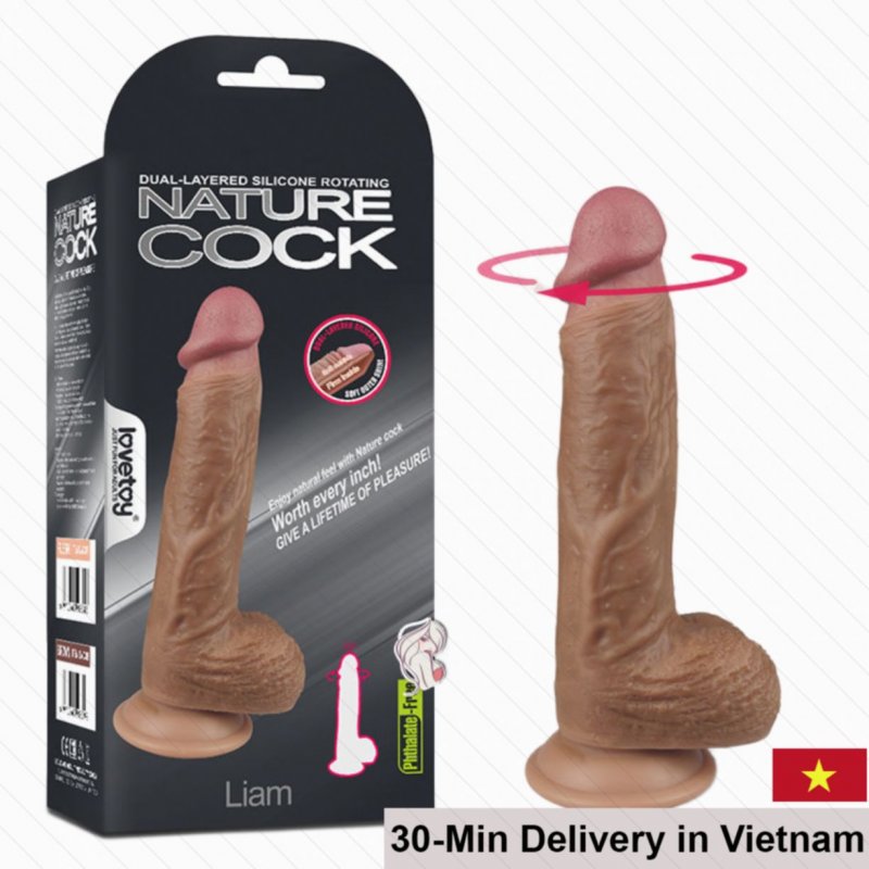 Lovetoy Nature Cock Soft Silicone 5Vibes G Spot Stimulator 