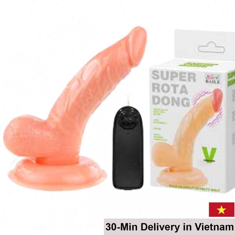 Mini Silicone Suction Vibrating Dildo Soft and Realistic 