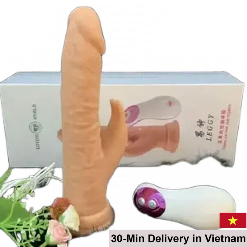 Cyberskin Super Vibrating Realistic Male Love Dildo 